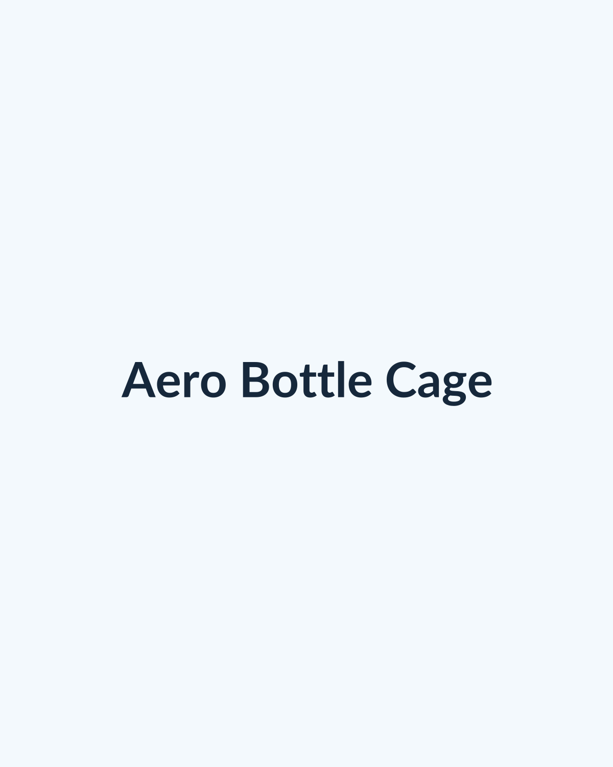 Aero Bottle Cage