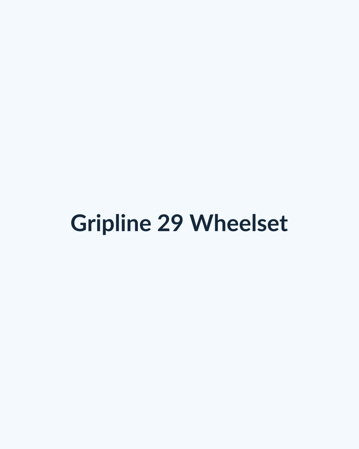 Gripline 29 Wheelset
