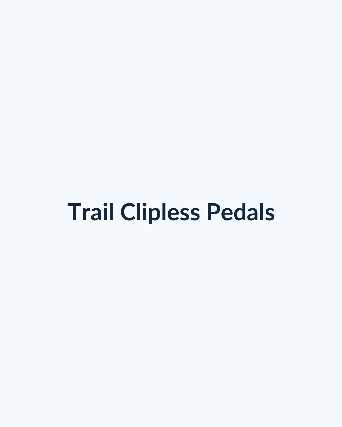 Trail Clipless Pedals