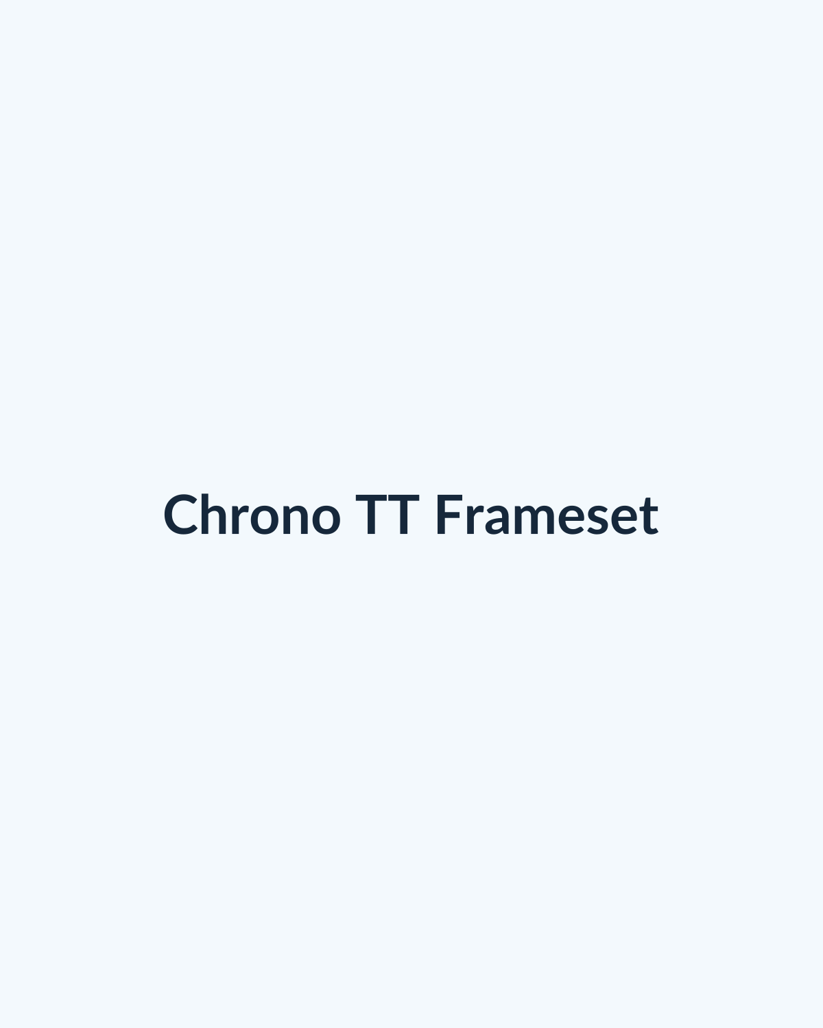Chrono TT Frameset