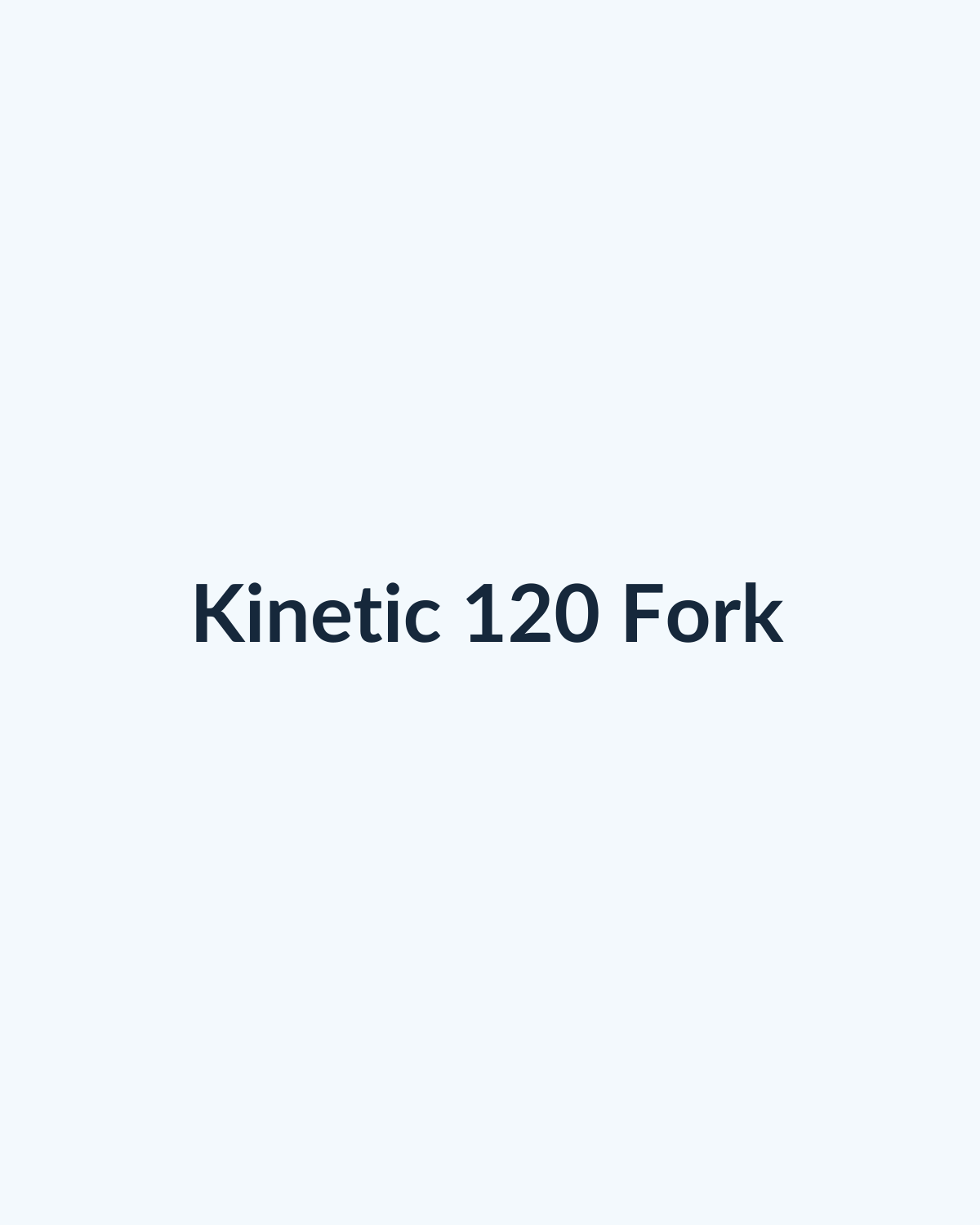 Kinetic 120 Fork