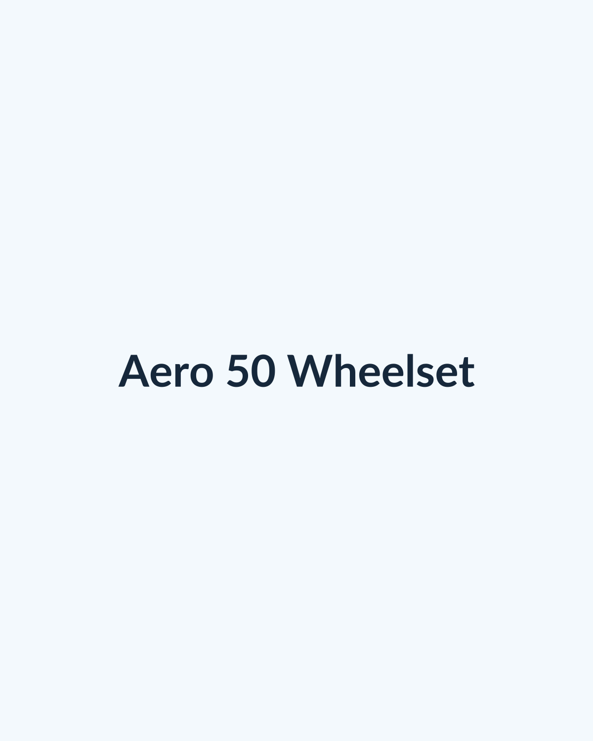 Aero 50 Wheelset