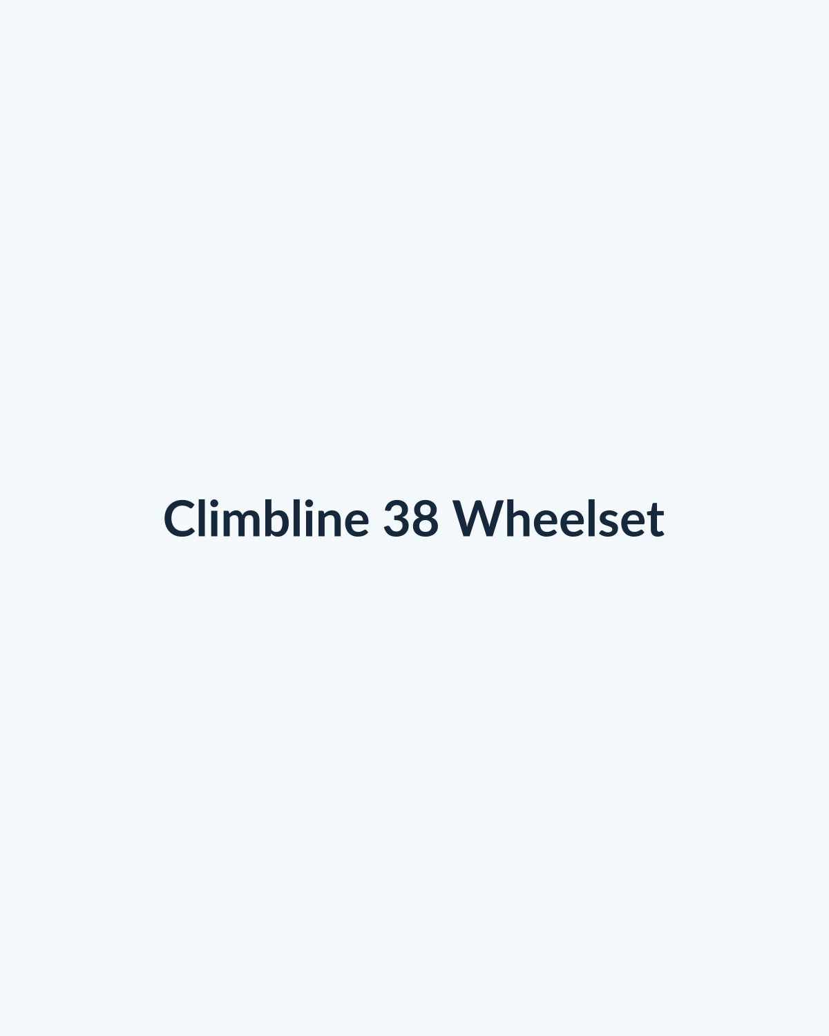 Climbline 38 Wheelset