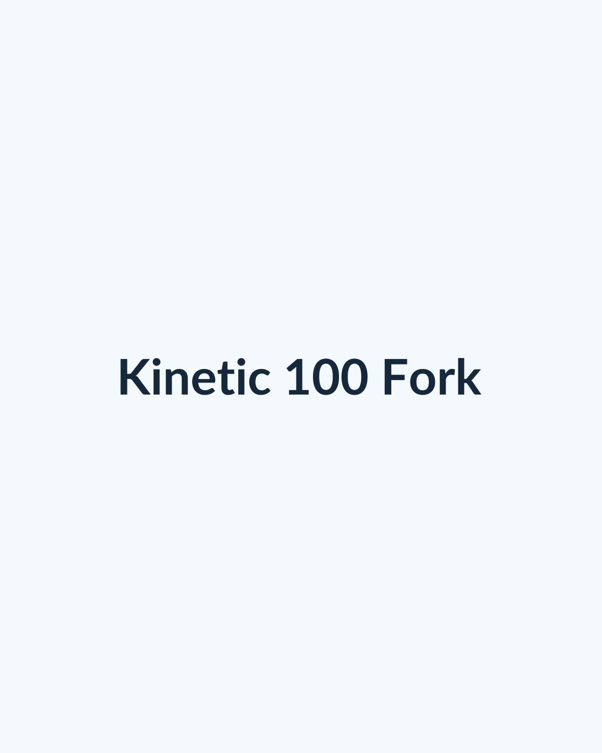 Kinetic 100 Fork
