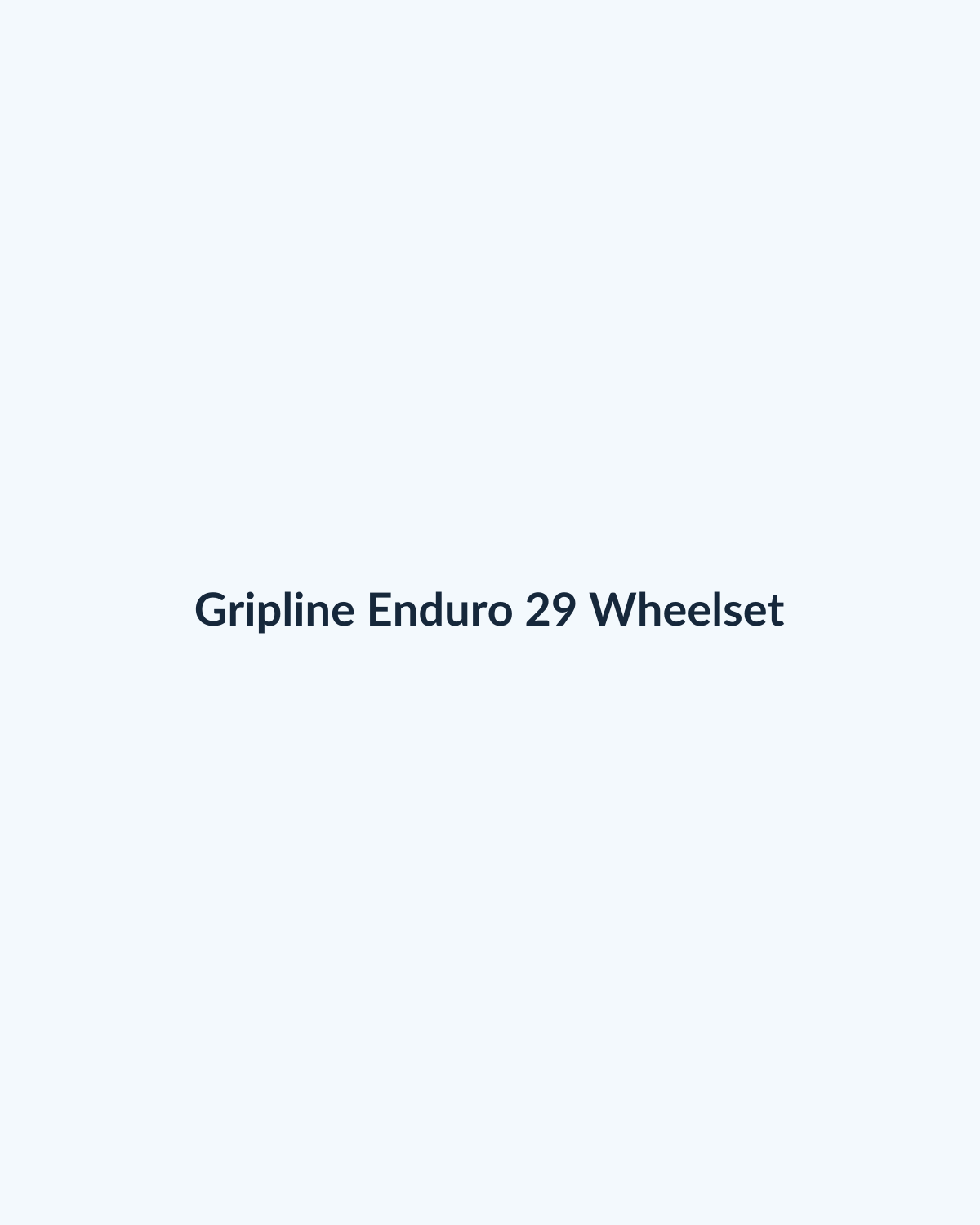 Gripline Enduro 29 Wheelset