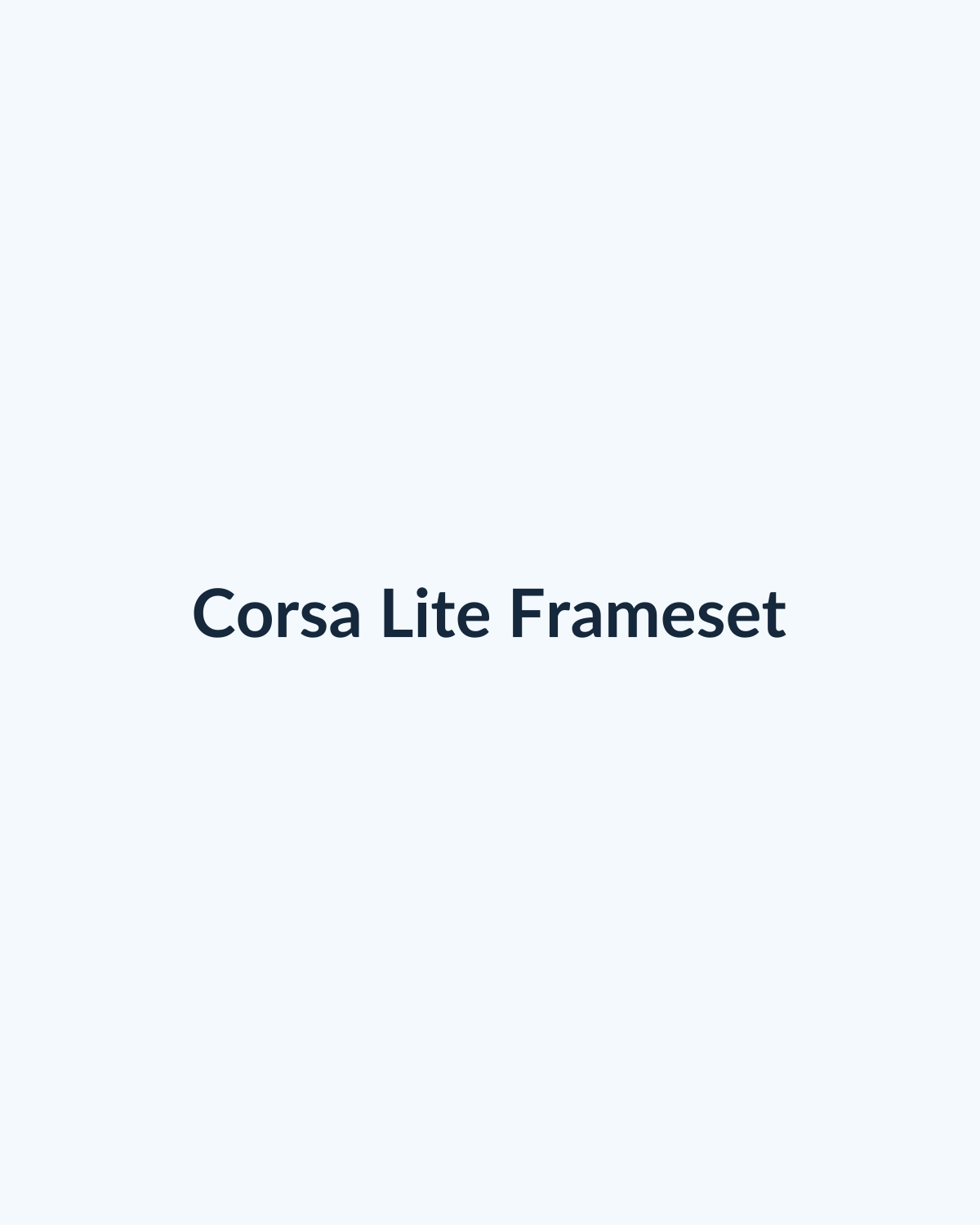 Corsa Lite Frameset