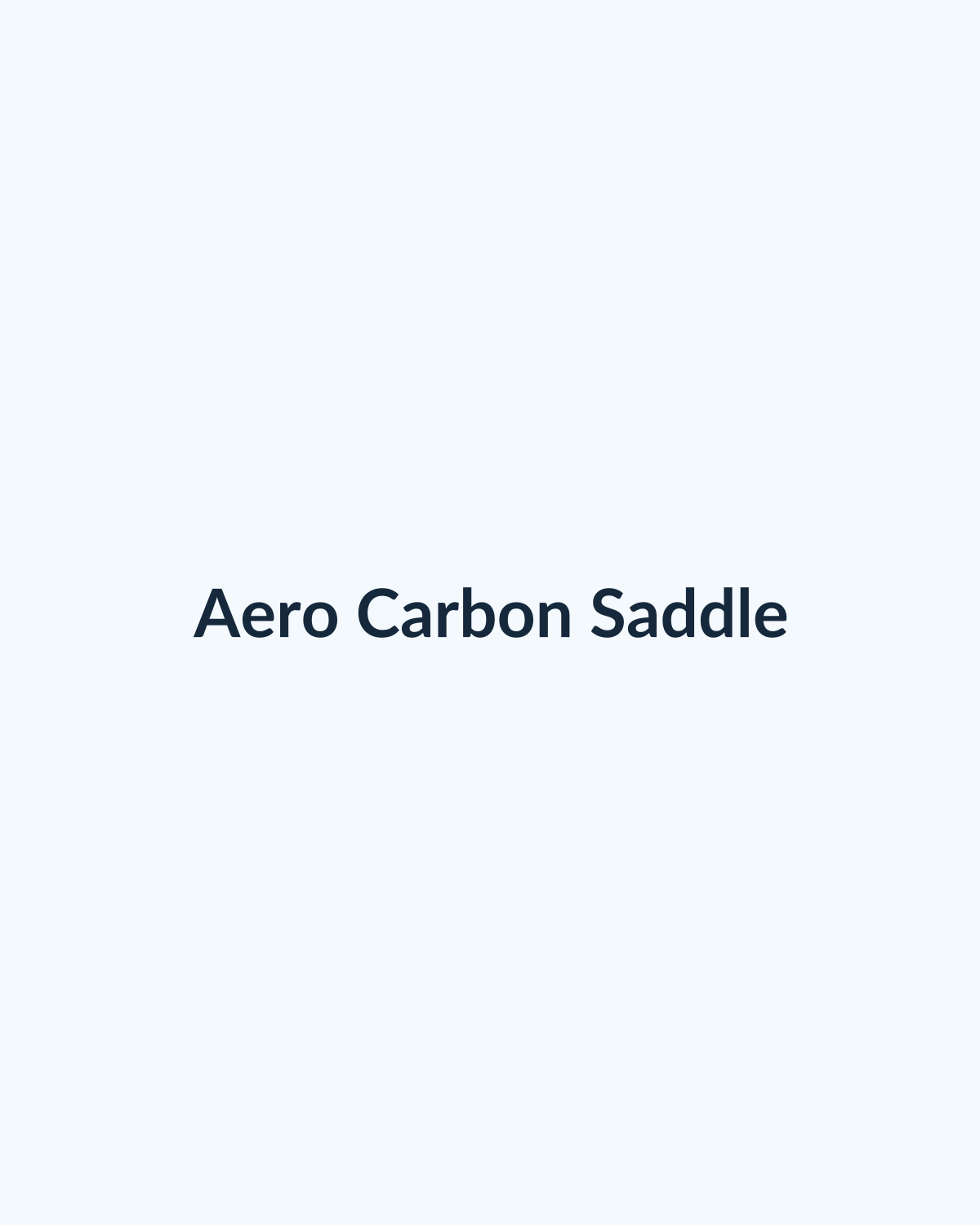 Aero Carbon Saddle